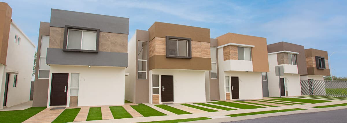 Casas del modelo Aura Premier del fraccionamiento Valle Condesa Sector Francés de la inmobiliaria Javer