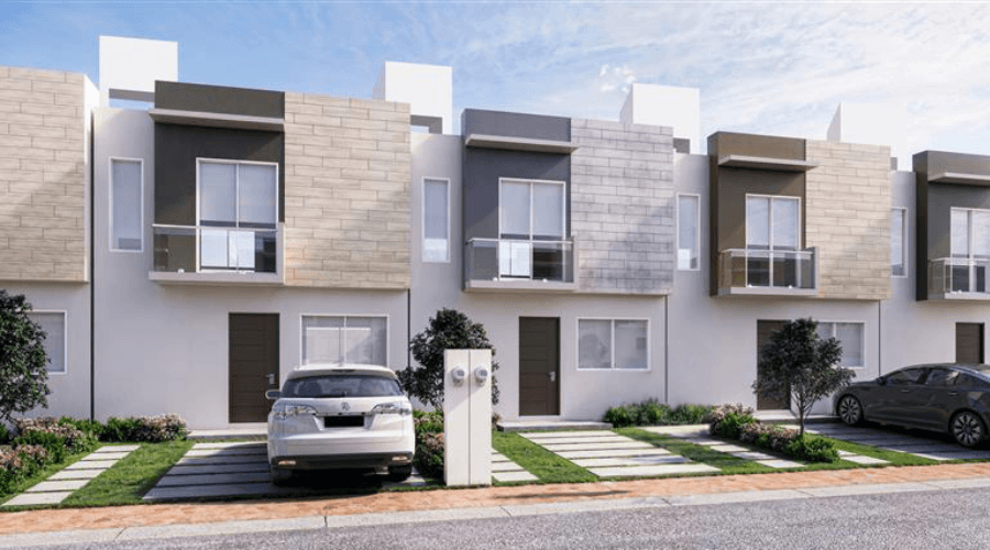 Casas de fraccionamiento Valvento del modelo Zafiro Plus con certificación Edge