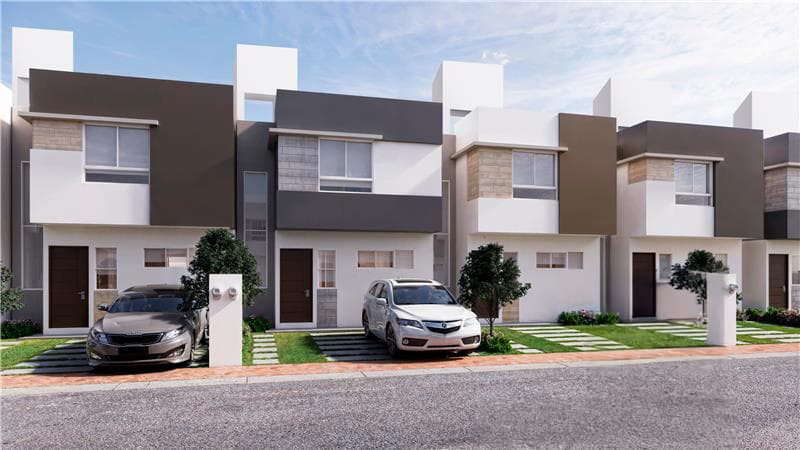 Casas de fraccionamiento Valvento del modelo Aura premier con certificación Edge