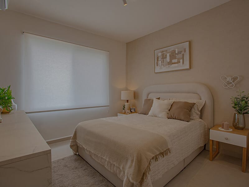 Recámara principal en modelo Aura Premium del fraccionamiento Valle condesa sector Francés de la inmobiliaria Javer