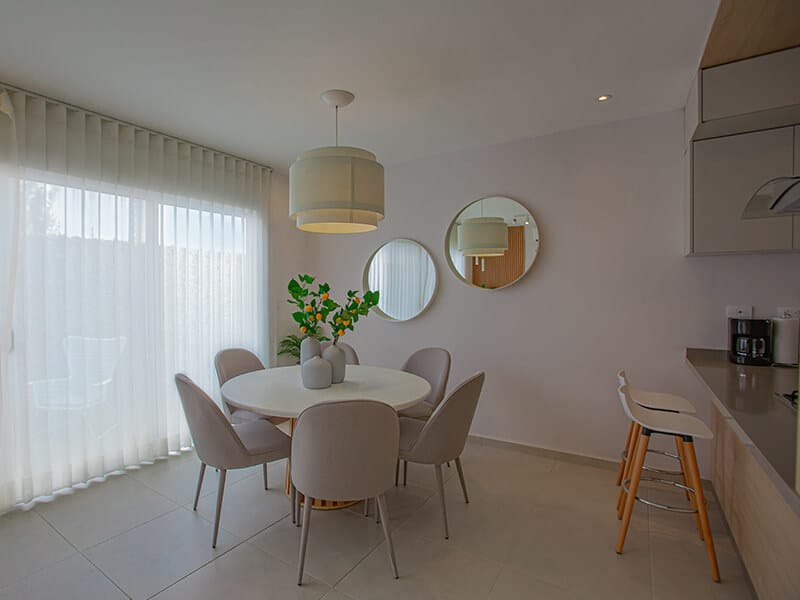 Comedor en modelo Aura Premium del fraccionamiento Valle condesa sector Francés de la inmobiliaria Javer