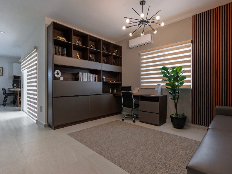 Área de estudio del modelo Arezzo en el fraccionamiento Xandora Residencial de la inmobiliaria Javer