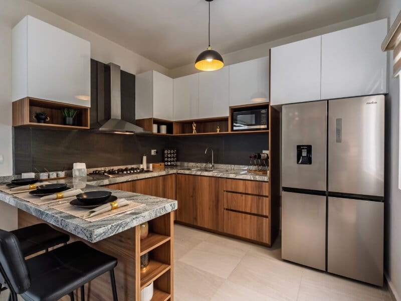 Cocina del modelo Arezzo en el fraccionamiento Xandora Residencial de la inmobiliaria Javer