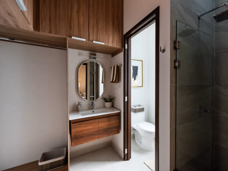Baño del modelo Arezzo en el fraccionamiento Xandora Residencial de la inmobiliaria Javer