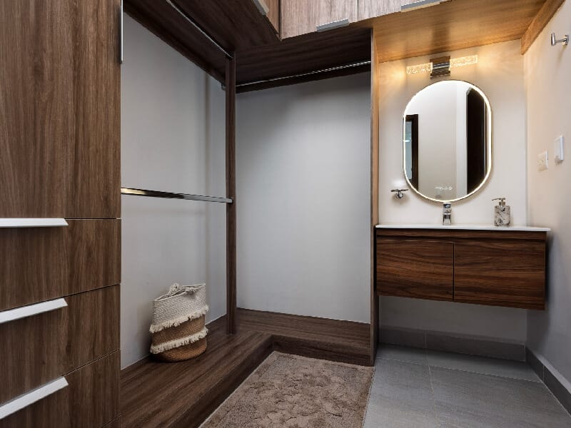 Guardaropa del modelo Arezzo en el fraccionamiento Xandora Residencial de la inmobiliaria Javer