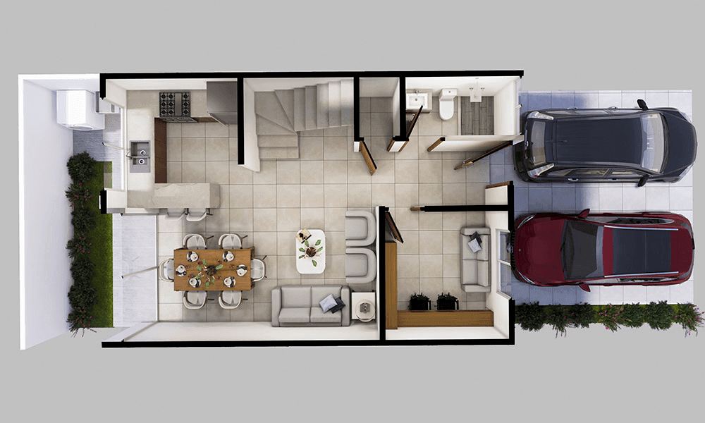 planta-arquitectonica-baja-privada-sekkei-malaga