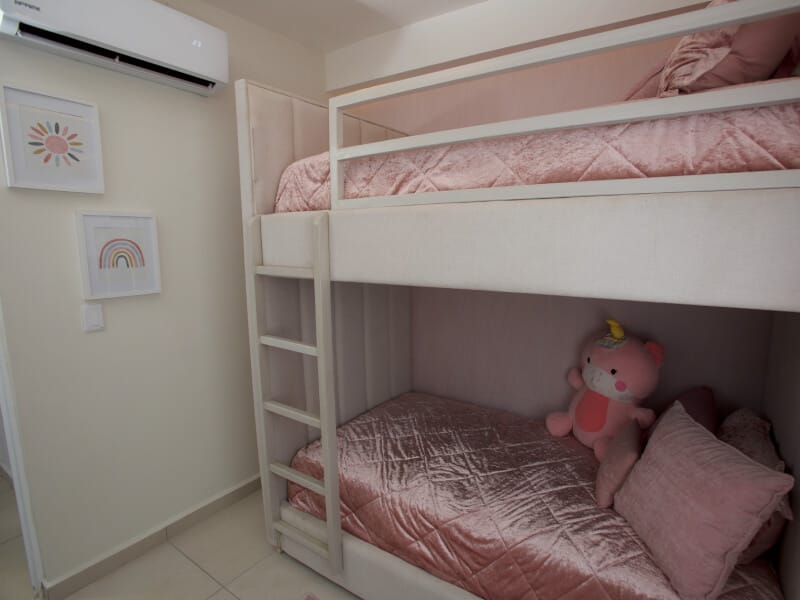 Recámara infantil de modelo Praga en el fraccionamiento Cumbre del Norte de la inmobiliaria Javer