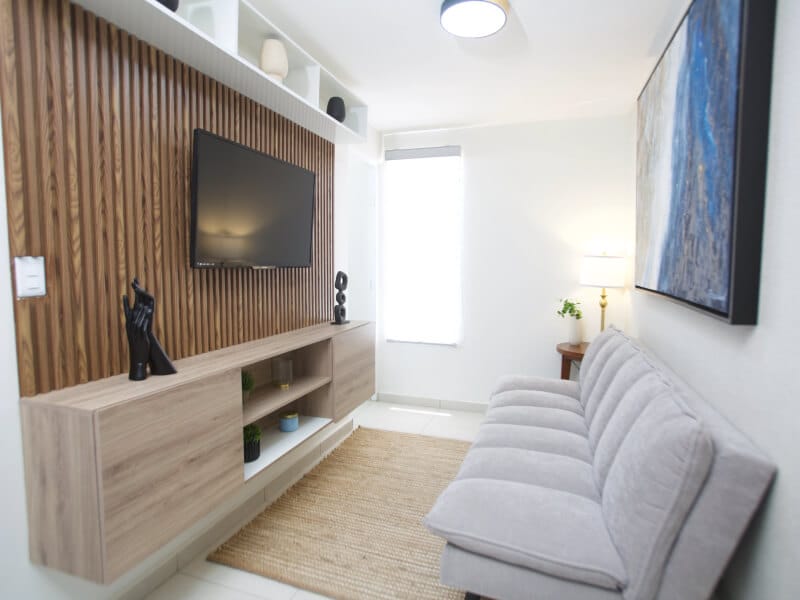 Estancia del modelo Milán en el fraccionamiento Cumbre del Norte de la inmobiliaria Javer