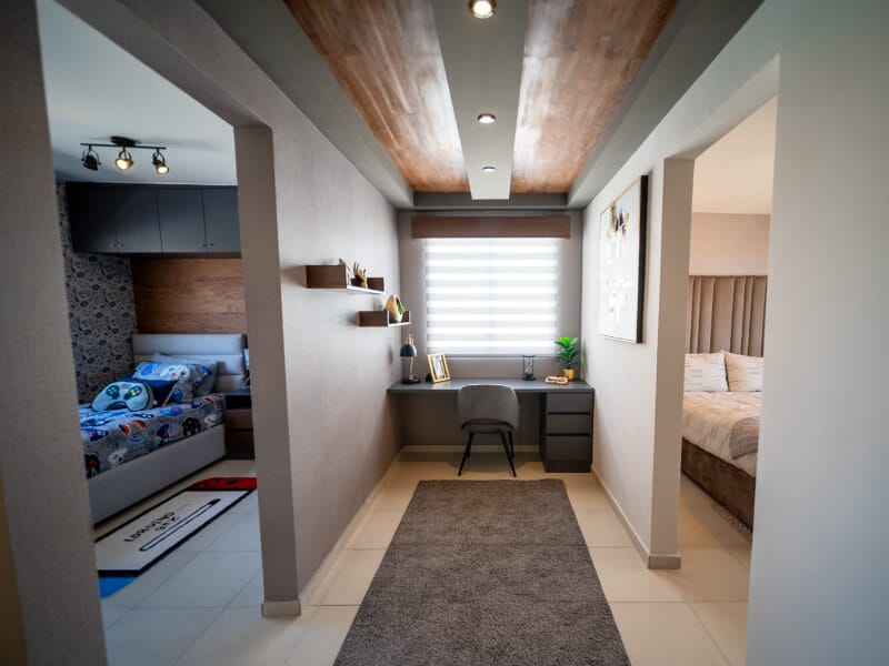 Área de estudio del modelo Águila Premier en el fraccionamiento Lomas del Mirador de la inmobiliaria Javer