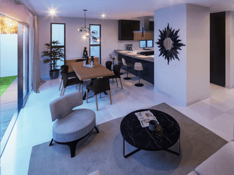 comedor-cocina-altai-residencial-casas-javer-catania