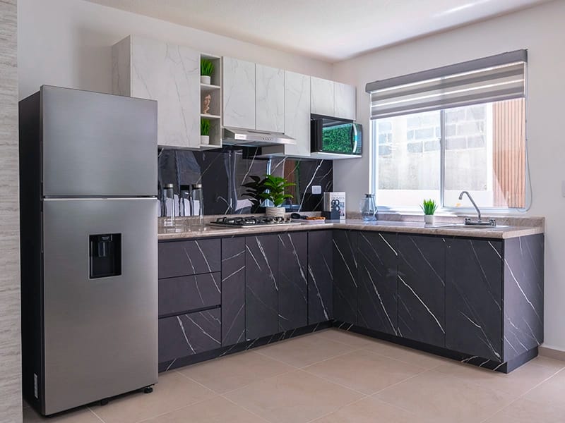 Cocina del modelo Águila real en fraccionamiento Vista Serena de la inmobiliaria Javer