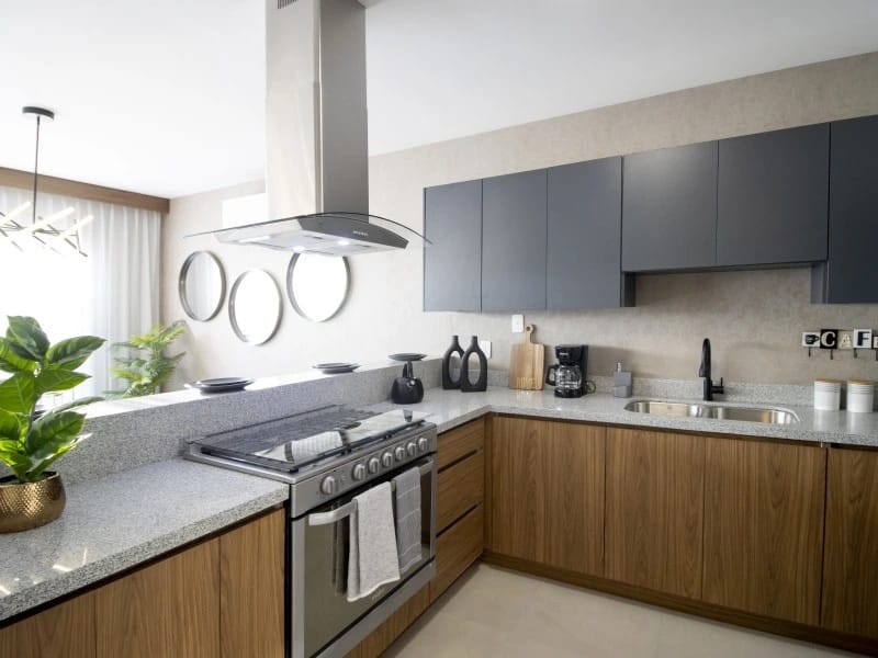 cocina del modelo aura premier del fraccionamiento Valvento de Javer
