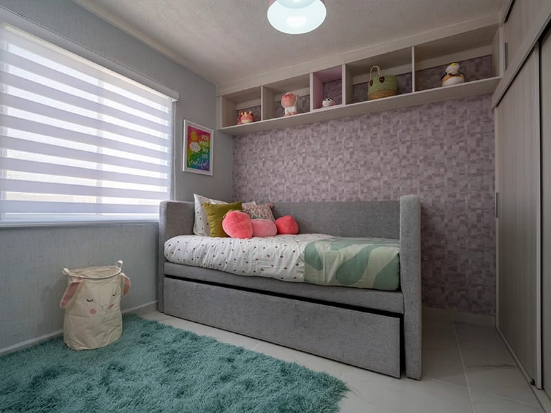 Recamara infantil del modelo Águila real en fraccionamiento Vista Serena de la inmobiliaria Javer