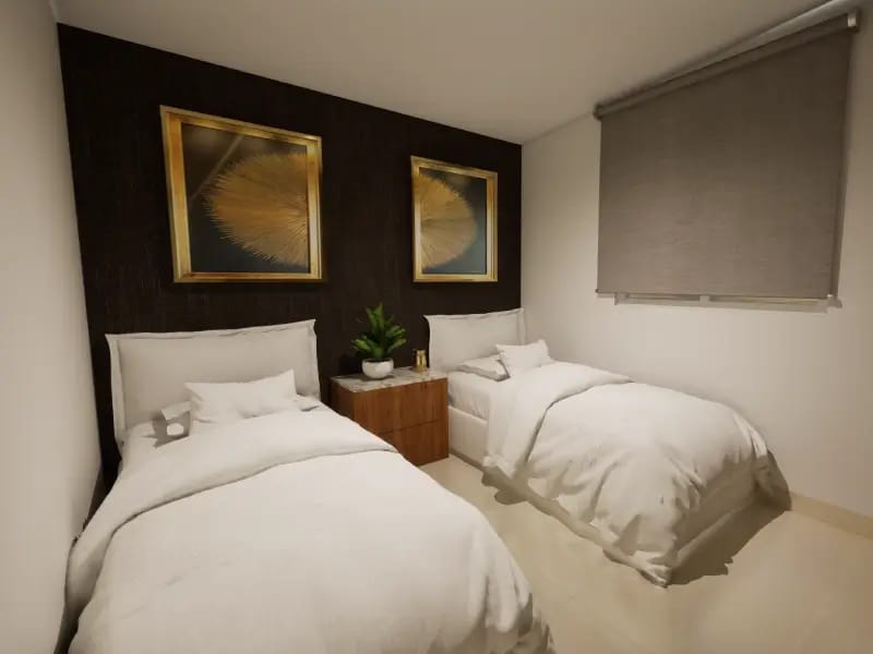 Recámara del modelo Águila Premier en el fraccionamiento Valle de los Encinos de la inmobiliaria Javer