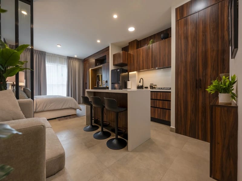 cocina modelo loft del fraccionamiento amaire javer