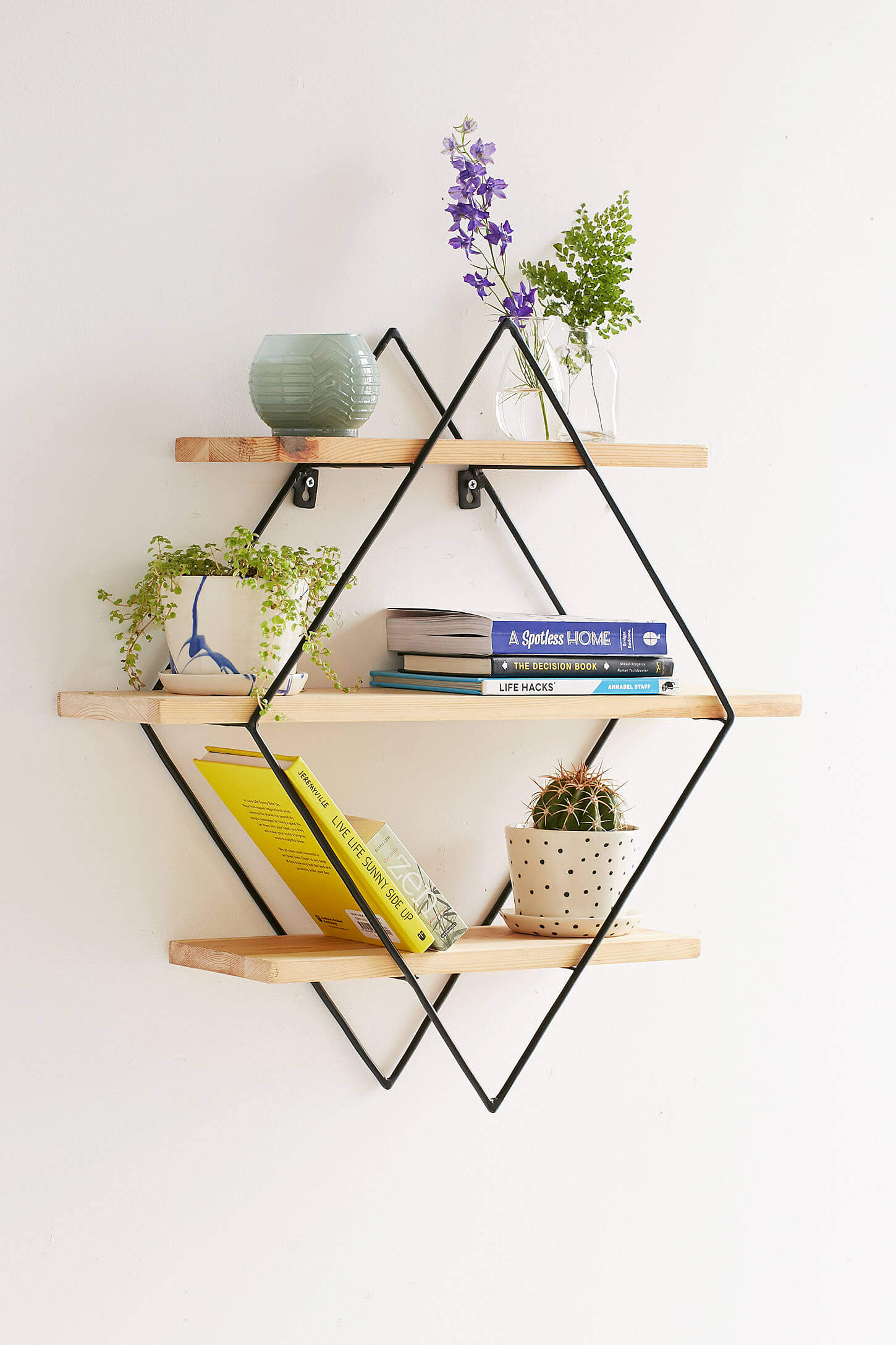 nonagon-style-n9s-geometric-home-decor-picks-wood-black-diamon-shelf-2 ...